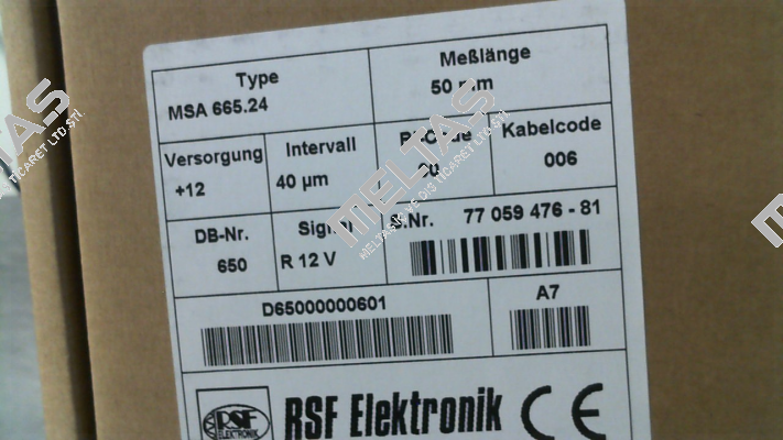 MSA 665.24 Rsf Elektronik