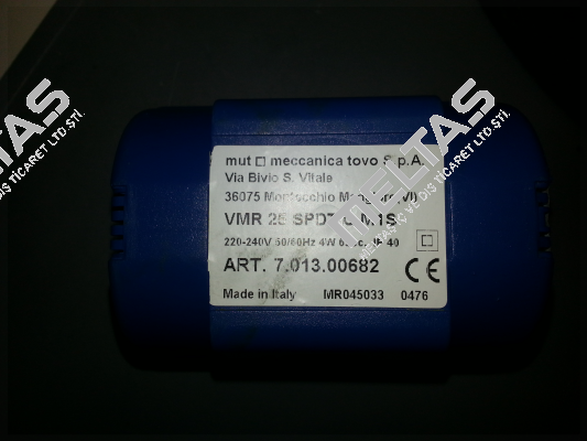 VMR 25 SPDT C M1S, art. 7.013.00682 Mut Meccanica Tovo SpA