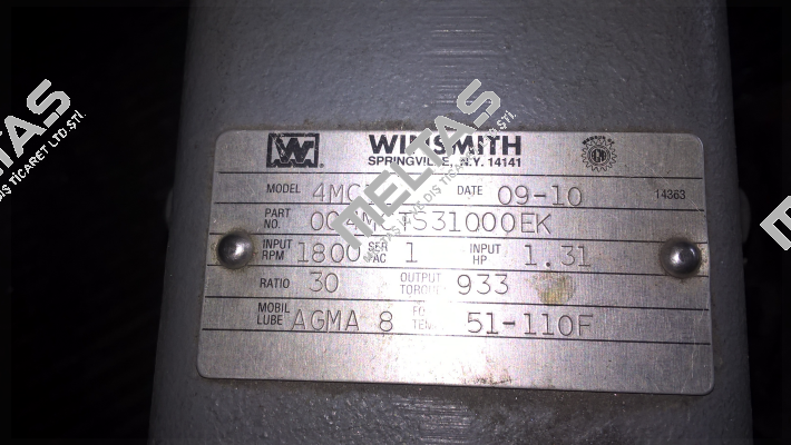 WINS-004MCTS31000EK  Winsmith