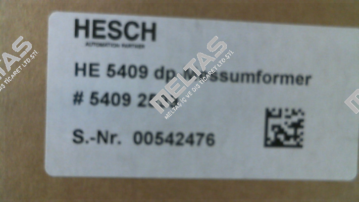 HE 5409 (5409 2599) Hesch Automation