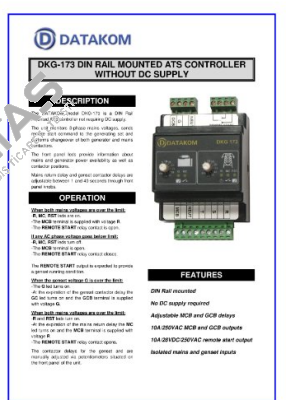 DKG-173 DATAKOM