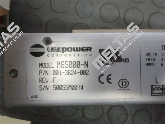 MG5000-N OBOLETE- NO REPLACEMENT   Unipower