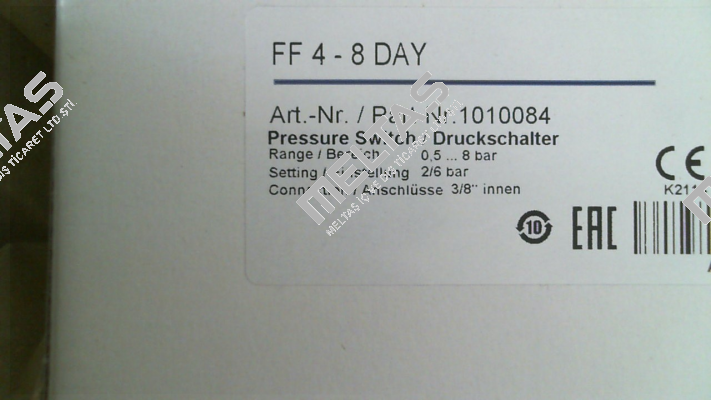 1010084 / FF4- 8 DAY Tival-Sensors