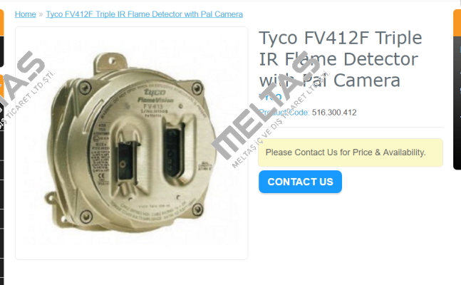 FV412F  Tyco Fire