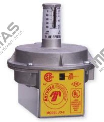 801111303 / JD-2 Red - 0.1 to 24" WC ANTUNES CONTROLS