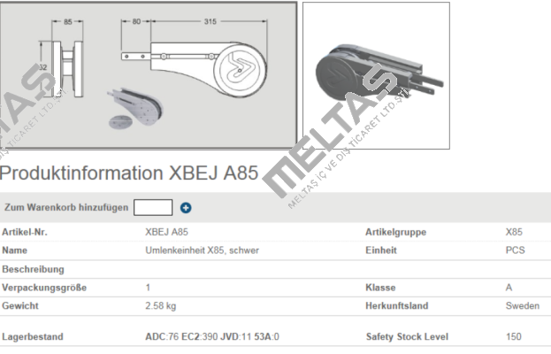 XBEJ A85 FlexLink