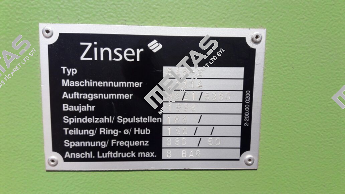 N 101 51 000 1-455.00.0048  Zinser