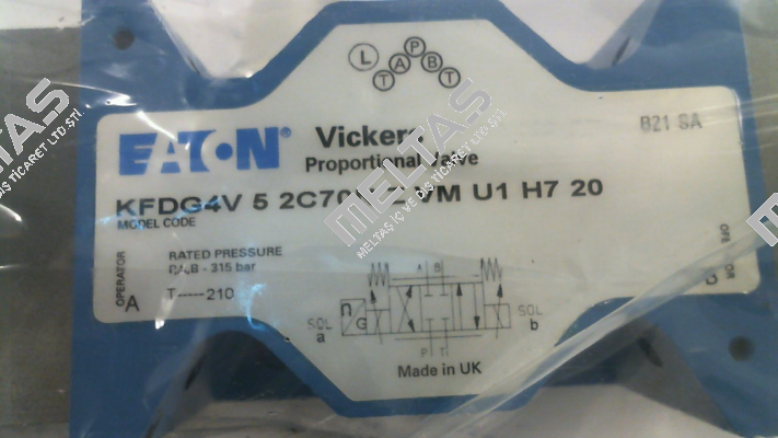 P/N: 565320, Type: KFDG4V52C70NZVMU1H720 Vickers (Eaton)