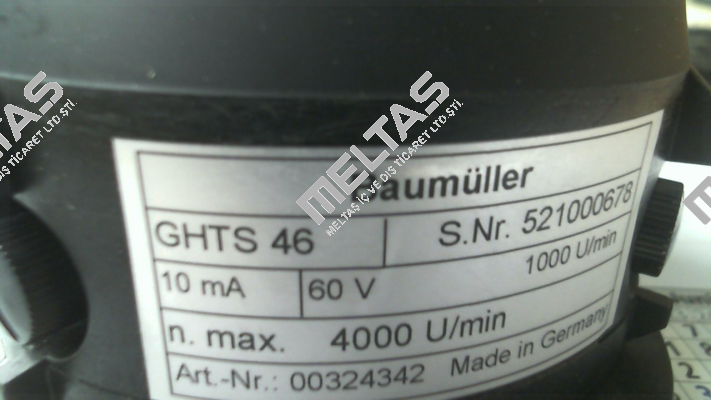 GHTS 46 60 V 1000 U Baumüller