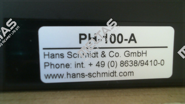 PH-100A Hans Schmidt