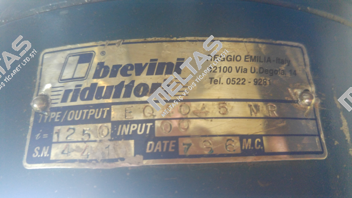  EQ4045/MR/1250/00  Brevini