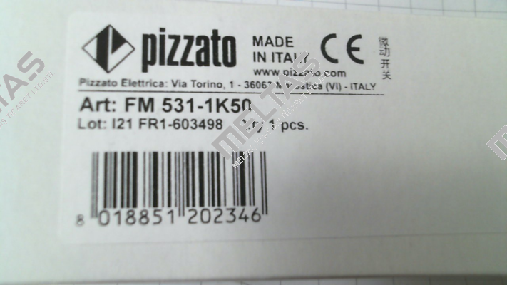 FM 531-1K50 Pizzato Elettrica