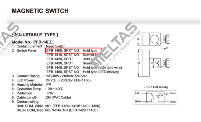 EFB-1400 / EFXCM1P-18S4420001 Finetek