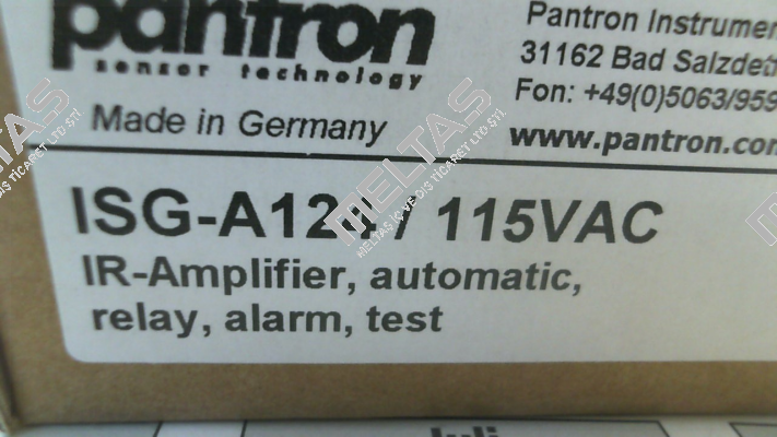 p/n: 9ISG112, Type: ISG-A124/115VAC Pantron