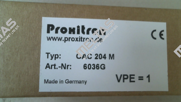 6036G / OAC 204 M Proxitron