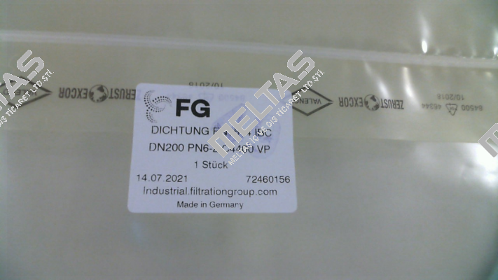 Gasket EN1514 IBC DN200 MAHLE