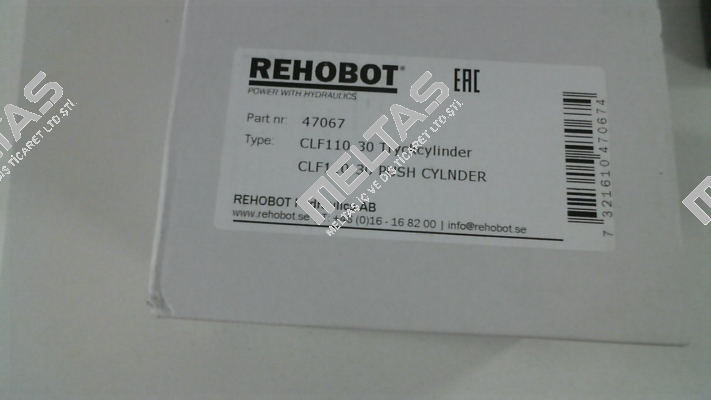 p/n: 47067, Type: CLF110-30 Rehobot