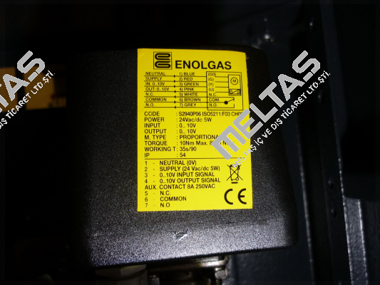 ISO 10 Nm / F03 / 9, SR 0-10 V  Enolgas