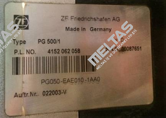  PG 500/1  ZF Friedrichshafen