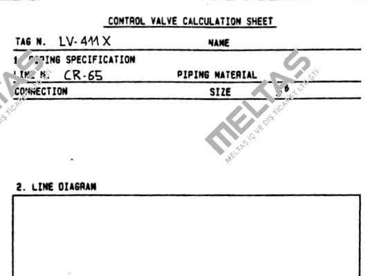 1-1/2" F.F, TAG N. LV-411 X Saunders