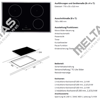 TK 80 i4 EasyFB  Teka