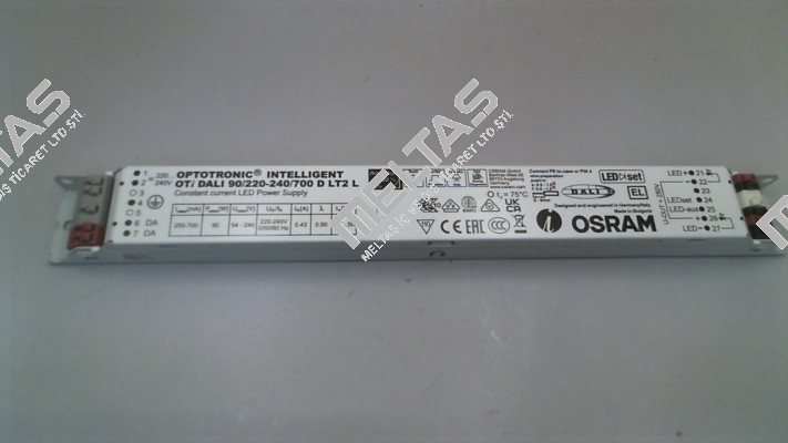 P/N: OS-4052899494244, Type: OTI DALI 90/220-240/700D LT2L VS20 Osram