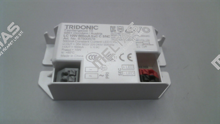 87500578 / LC 10W 500mA fixC C SNC Tridonic