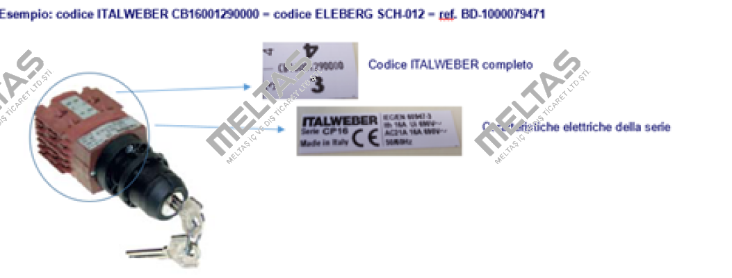 CTCB16001290000 Italweber Elettra