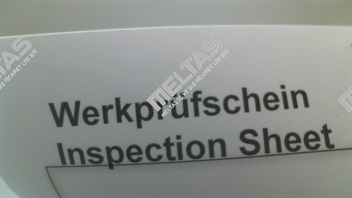 Werksprüfschein Tastotherm