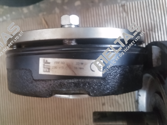 brake disc on the EMF YBF 03  229V DC 16Nm for motor 90 S4  Miksan