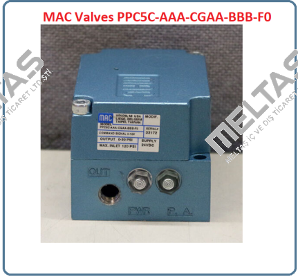 PPC5C-AGA-AGAA-BBB-FO МAC Valves