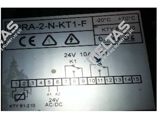 MPRA-2-N-KT1-F  KTY81-210 new code MPR-A-2-KT-F and KTY81-210, PVC, 2m TF1A-2 Welba