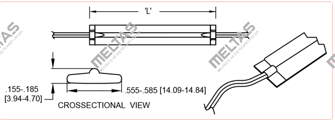 121BP/1480/FS/500/500/BK Tapeswitch