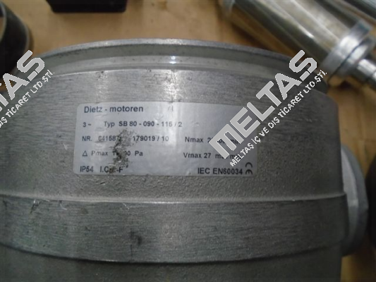 Type: DR90L-115/2,Nr:995237, 13708618 - OEM for JetAir Technologies  Dietz-Motoren