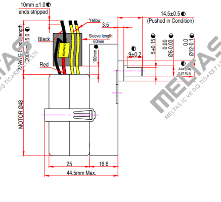 MTR5-GB5P, 2 RPM, 230V Mechtex