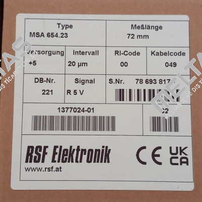 MSA 654.23 Rsf Elektronik