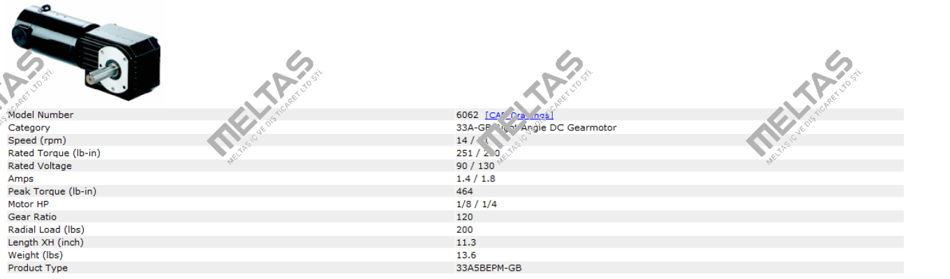 33A5BEPM-GB  BODINE ELECTRIC