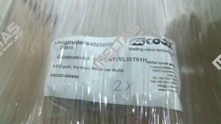 26916, Type: GDA3YVL90T61H 230 V AC Coax