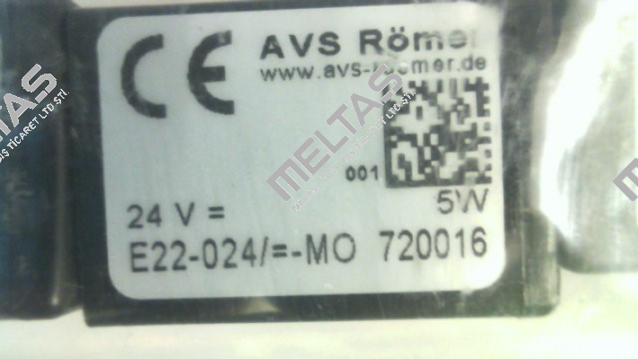 70001138 - E22-024/= -M0 Solenoid coil IP00 Avs Römer