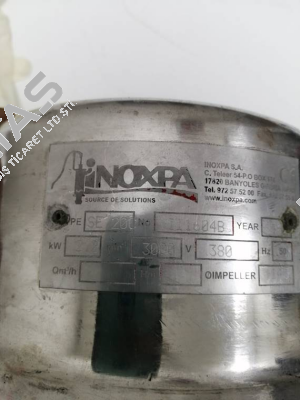 packing shaft for SE 200 No:111604B Inoxpa