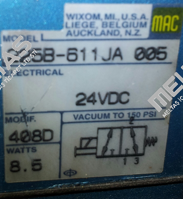 225B-611JA/2840 (005+408D) (MAC822133) МAC Valves