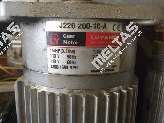 J220-200-18-A Luyang Gear Motor