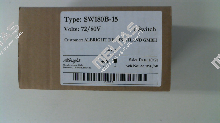 SW 180 B-15 72-80V INT Albright