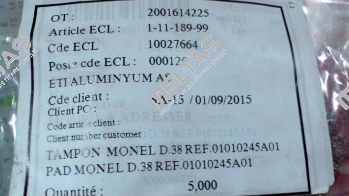 Article ECL:1-11-189-99 for M 400 L  MATTEI