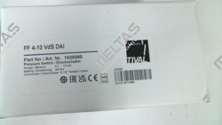 P/N: 1020080, Type FF4- 10 VdS DAI Tival-Sensors